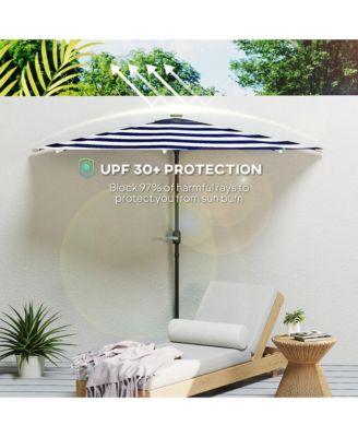 Half Patio Umbrella, UPF 30+ Balcony Umbrella