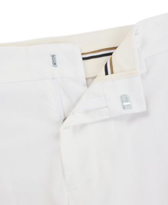 Men's Washable Stretch Cotton Slim-Fit Trousers