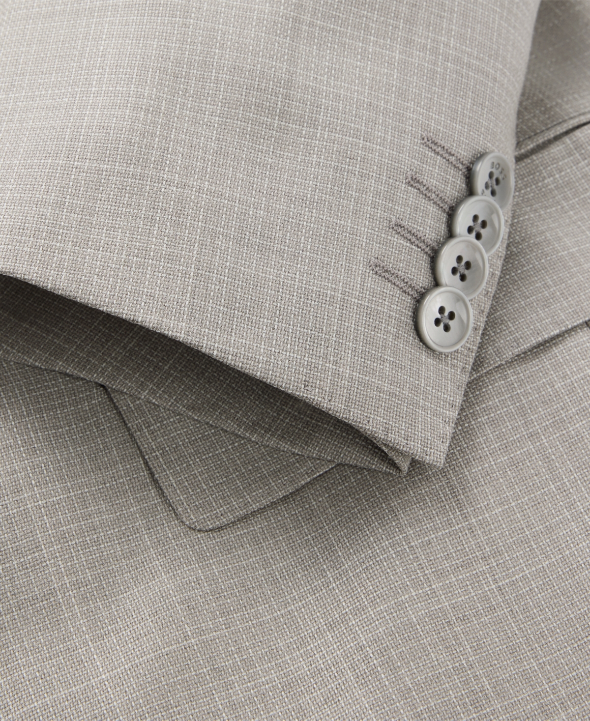 Boss by Hugo Men's Patterned Virgin Wool Slim-Fit Suit