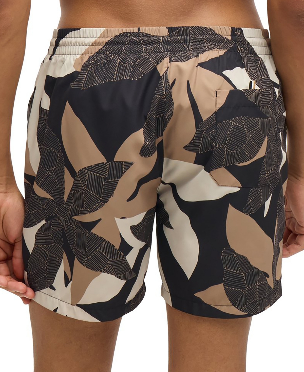 Boss by Hugo Men's Printed Quick-Drying Swim Shorts