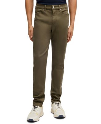 Hugo Boss - Performance-Stretch Denim Tapered-Fit Jeans