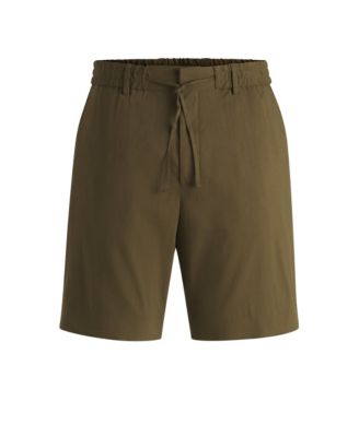 Men's Linen Blend Tapered 8" Shorts