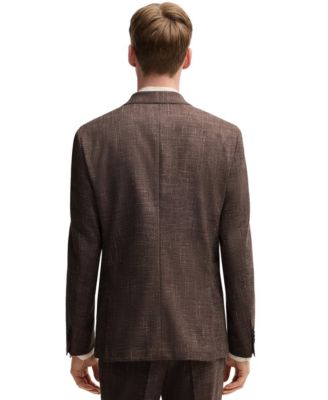 Men's Patterned Tweed Two-Piece Suit