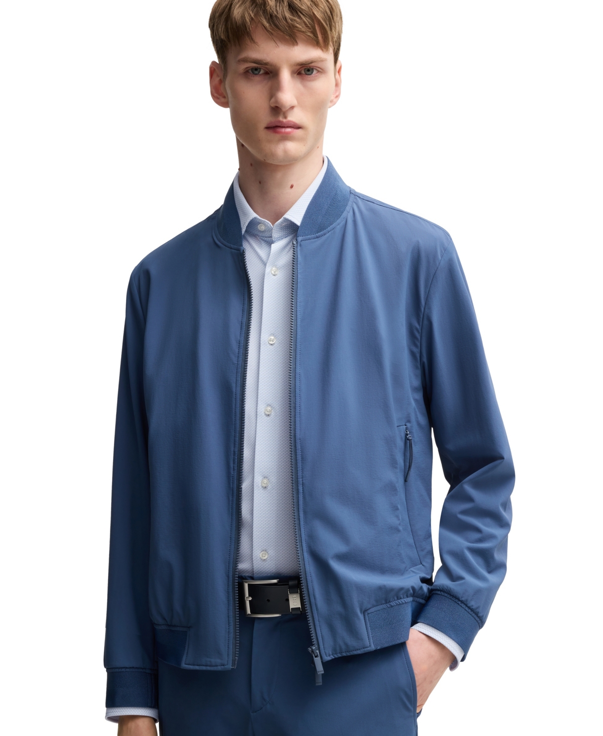 Boss by Hugo Men's Structured Performance Slim-Fit Dress Shirt