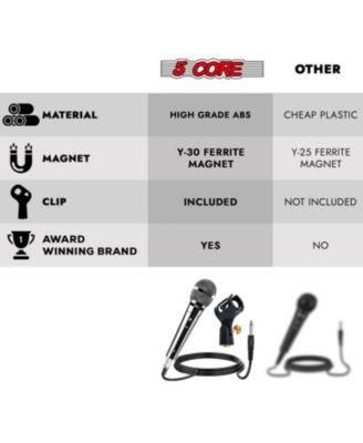 Microphone XLR Dynamic Karaoke Singing Handheld Microfono Professional Vocal DJ Music Mic - 2PCS