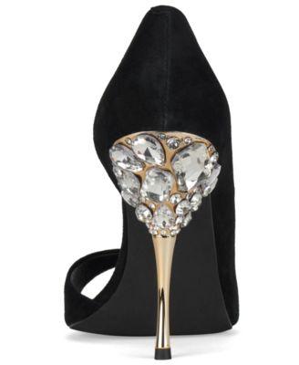 Women's Alluria Slingback Peep-Toe Dorsay Pumps