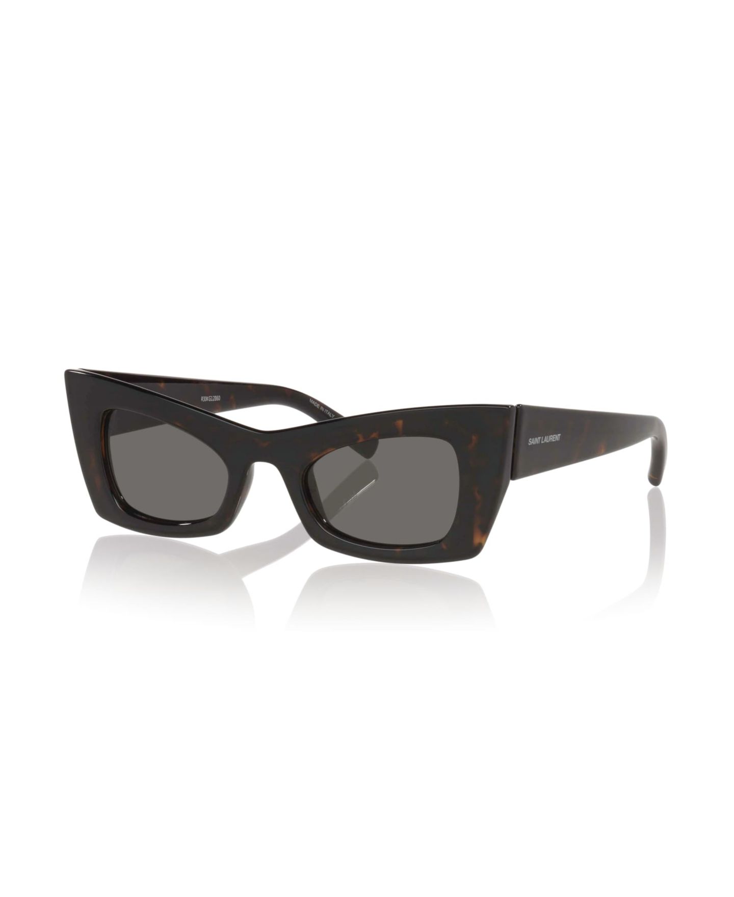 Женские солнцезащитные очки Saint Laurent Sunglasses, SL 702, цвет: Черепаховый / Серый — фото 1