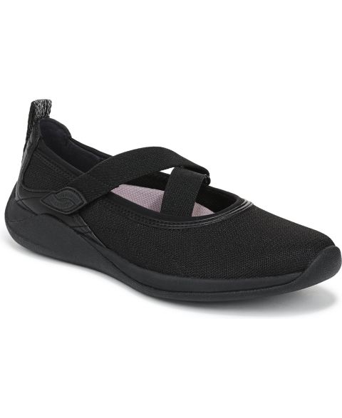 Женские кроссовки Ryka Era Mary Jane Flat, цвет: Чёрный