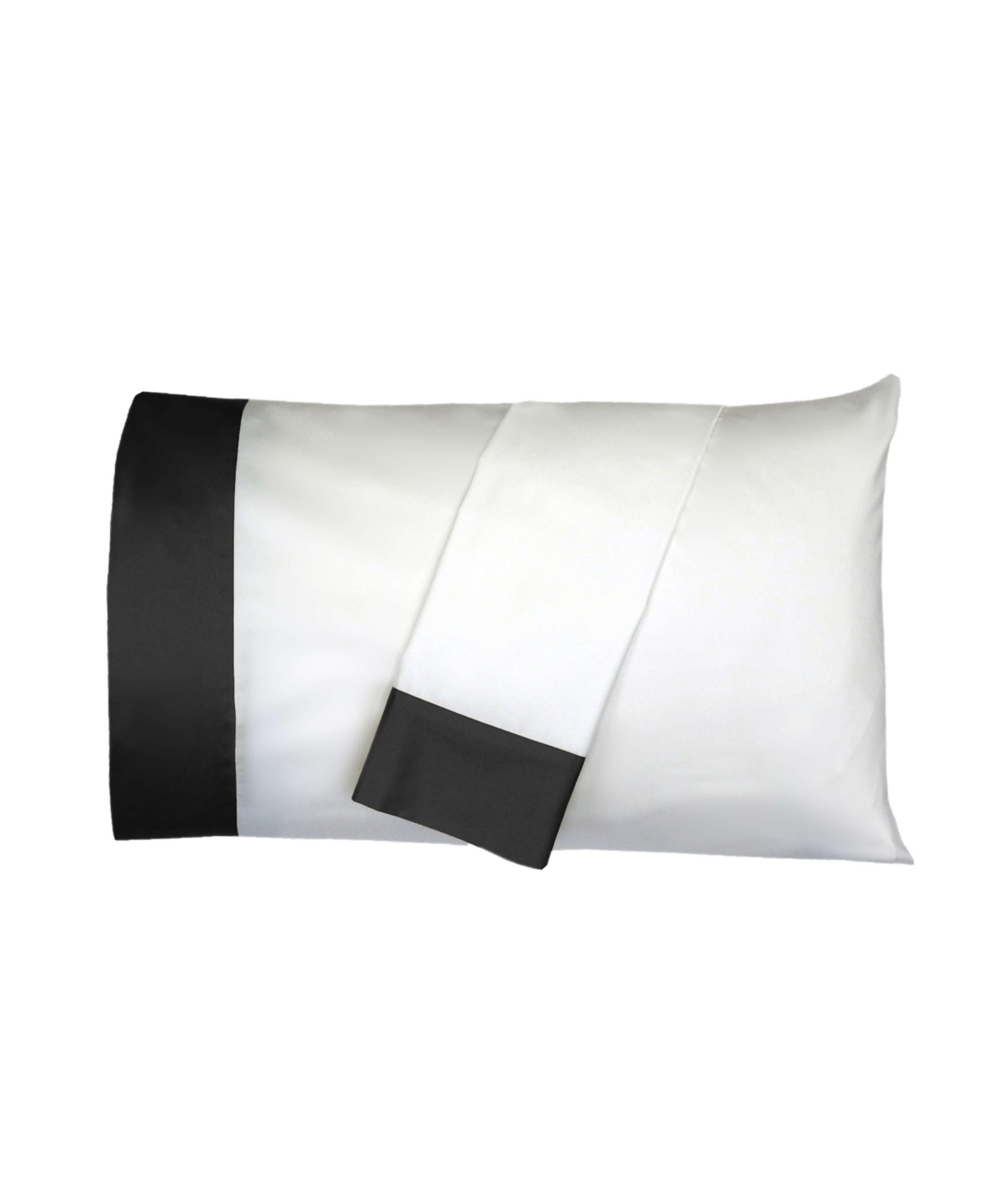 Cuff Pillowcase Set (Pair) - Luxury 608 Cotton Usa, Standard/Queen