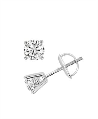 Macy's - Diamond Stud Earrings (7/8 ct. t.w.) in 14K White Gold