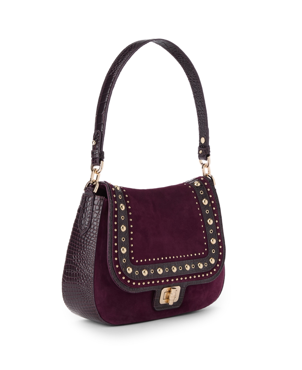 Brahmin Kristin Small Shoulder Bag In Purple