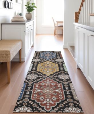 Silk Road SR7 2'3"x7'6" Runner Area Rug