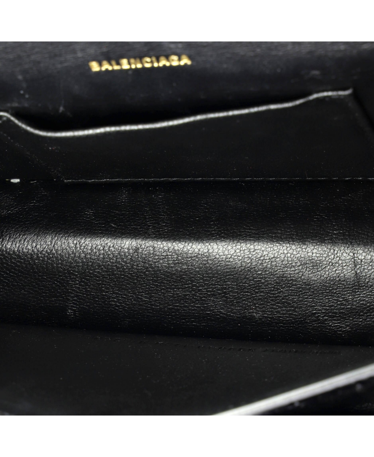 Pre-Owned Balenciaga Xs Sharp Top Handle Bag Embossed Leather