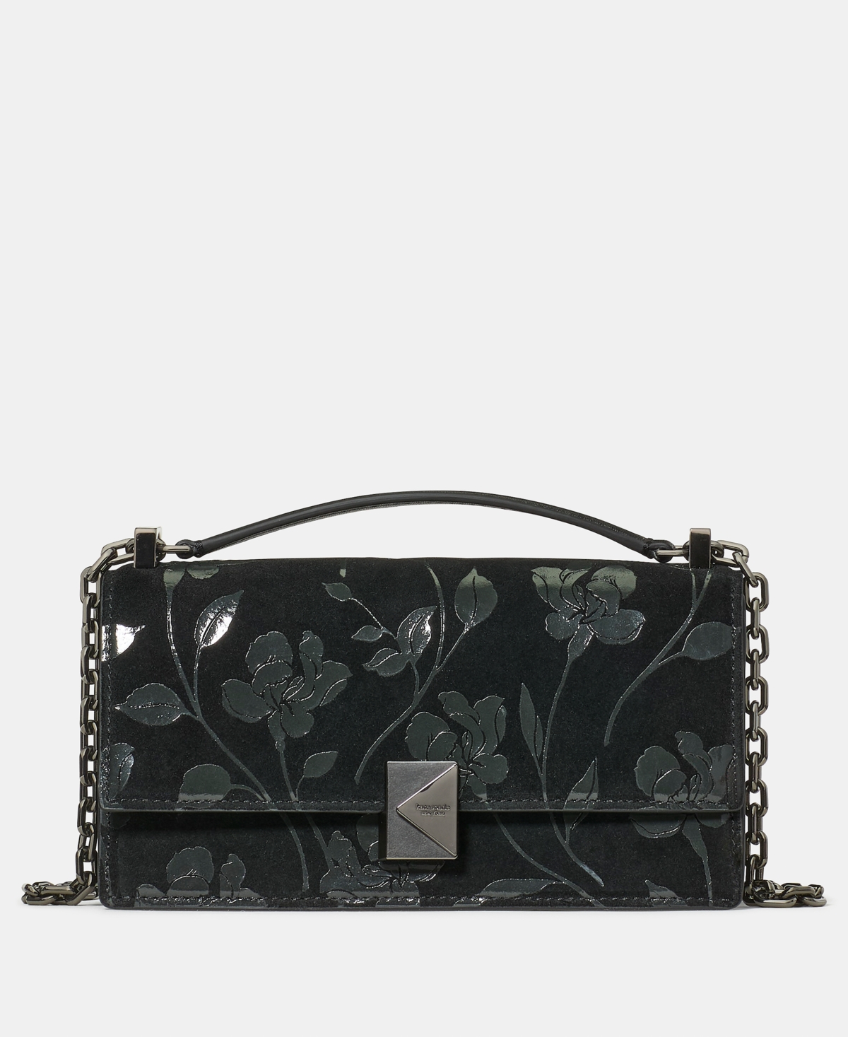 kate spade new york Deco Uptown Blooms Printed Suede Mini Crossbody Bag