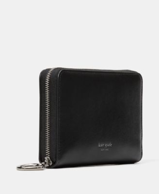 Halo Fine Grain Leather Zip Around Wallet