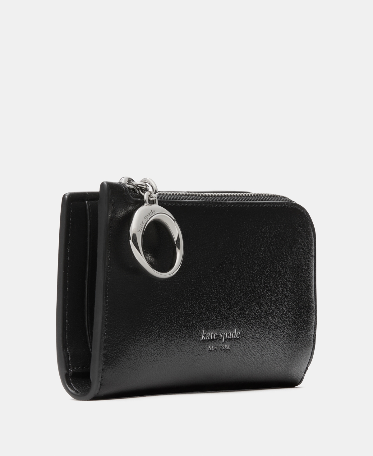 Kate Spade Halo Small Bifold Wallet In Black