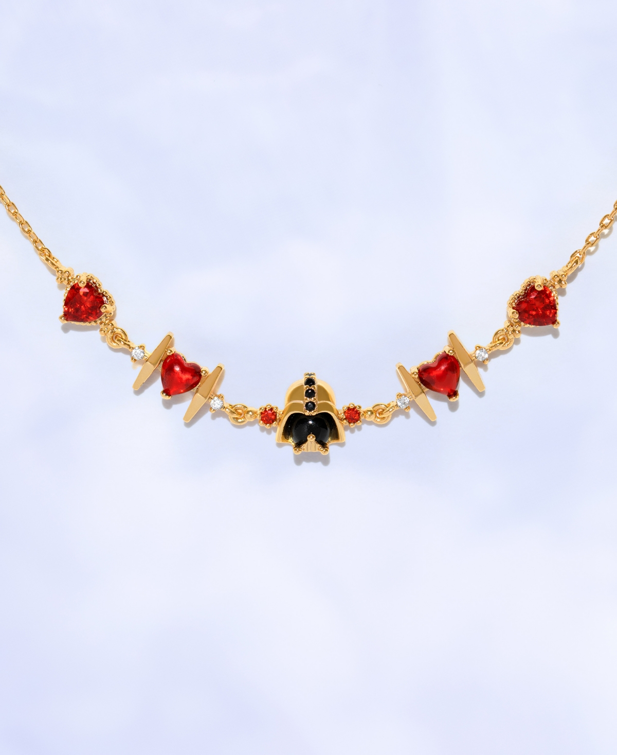 Girls Crew Star Wars Crystal Lord Vader Gold Plated Bracelet