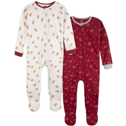 Пижама Fitting, с закрытыми ножками, 2 предмета — Gerber, цвет: Gingerbread