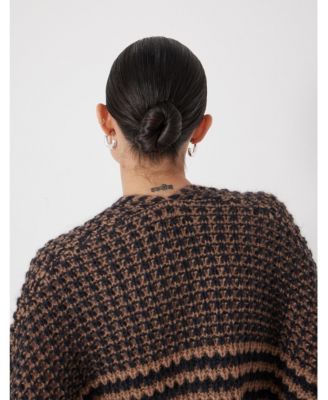 Women's Skye Wool Blend Stripe Cardigan