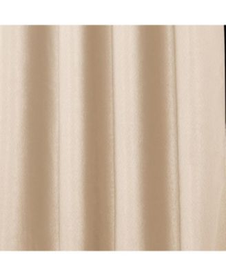 Lydia Matte Embossed One Blackout Panel - 52"x84", Beige