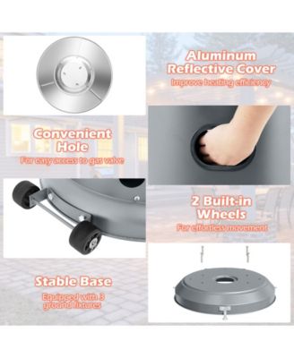 50000 BTU Propane Patio Heater with Round Table Design
