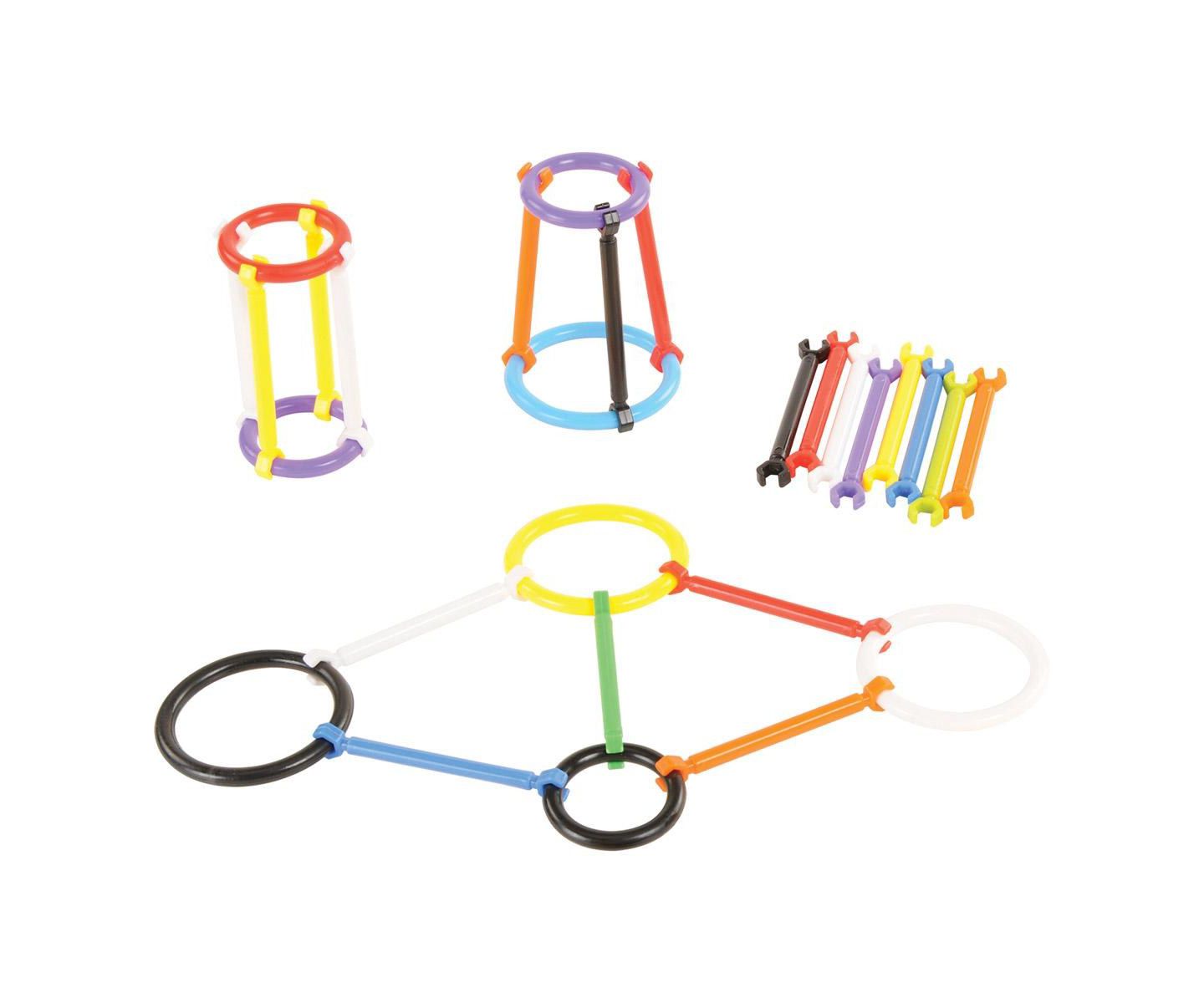 Детские игрушки Joyn Toys Build and Learn Kit Hand-Eye Coordination and Fine Motor Skills 5-Piece Set, Ages 3+ — фото 3