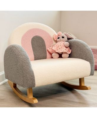 Kids Sofa, Rocking Toddler Sofa Chair, Gift for 18-36 Months,