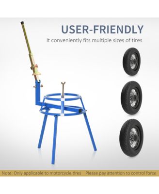 DURAND 16"-24" Motorcycle Tire Changing Sd with Strong Streel Frame,