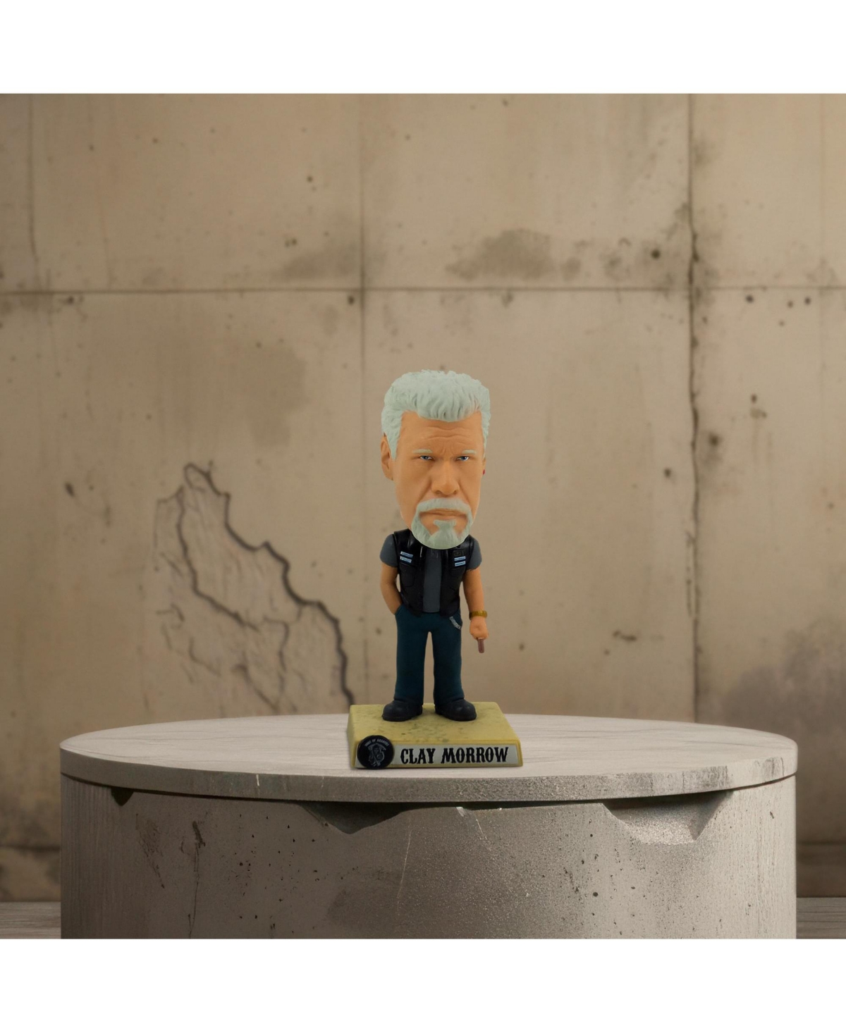 Funko Sons Of Anarchy Clay Morrow Wacky Wobbler Bobble Head