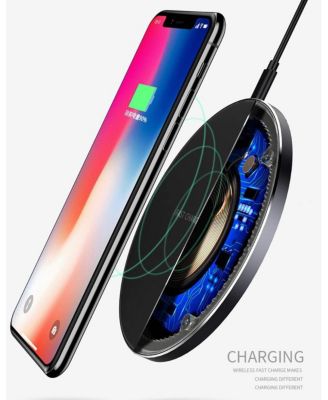 Fast Wireless Charger 15W, Charging Pad Compatible with iPhone 13/12/12 Pro Max/11/XR/X, Samsung Galaxy S21/S20 Ultra/S10/S9