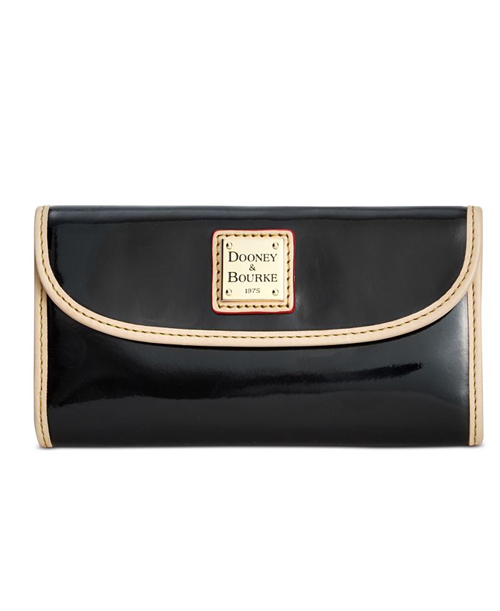 Dooney Bourke Patent Continental Clutch Wallet Macy s