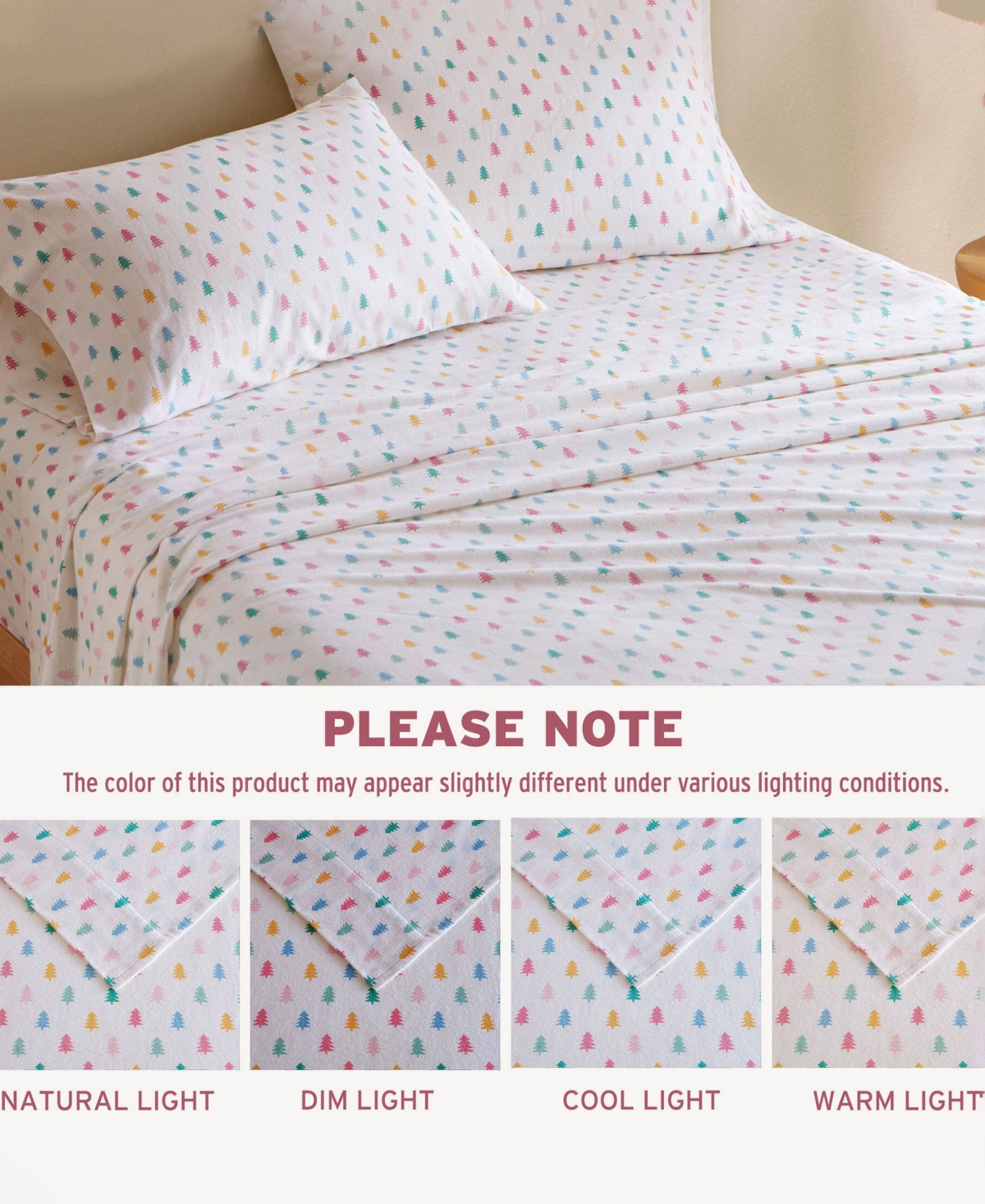 Intelligent Design Novelty Printed Flannel 4-pc. Sheet Set, Full