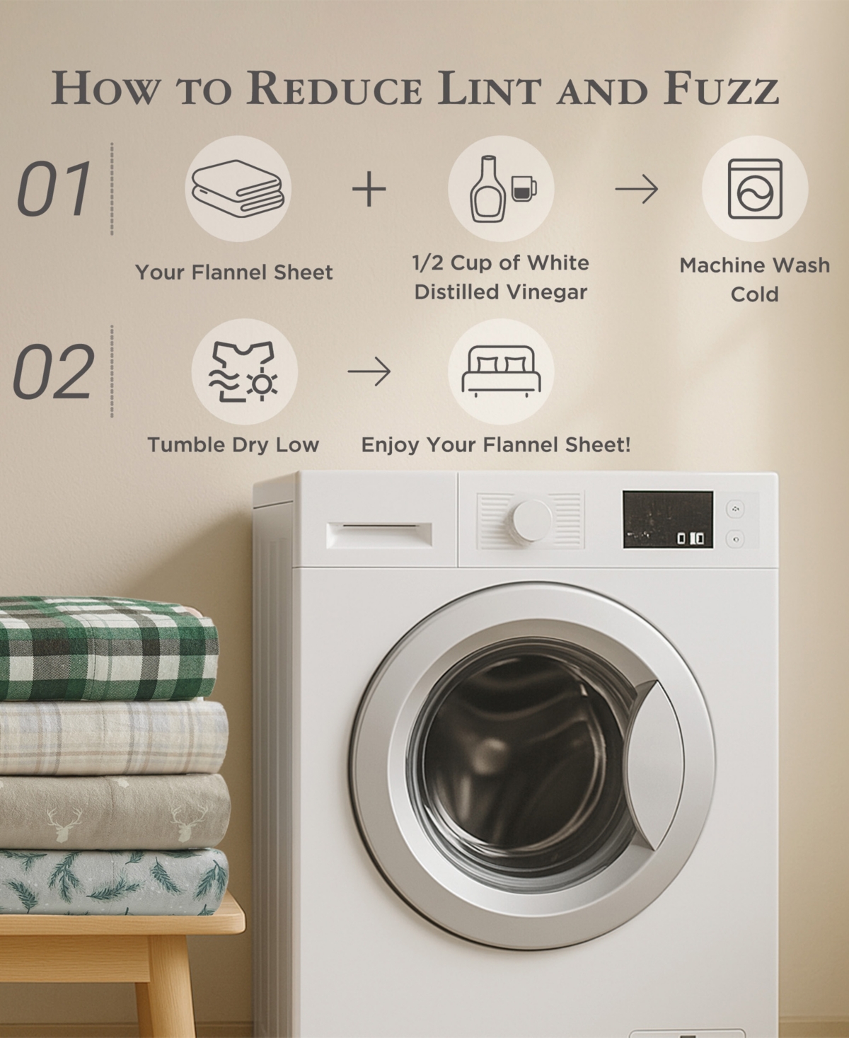 Woolrich Printed Flannel 4-pc. Sheet Set, King In Green