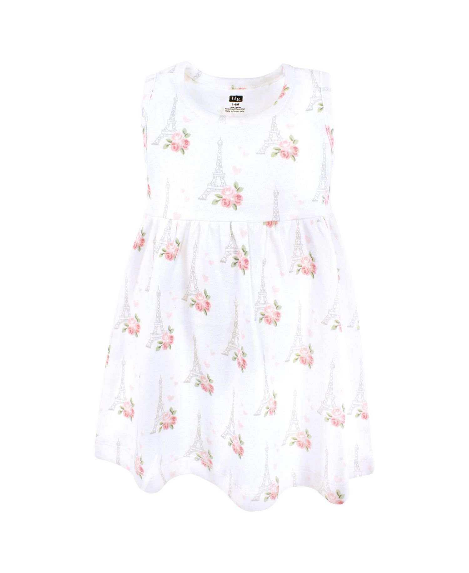Cotton Dress and Cardigan Set, Bonjour Paris