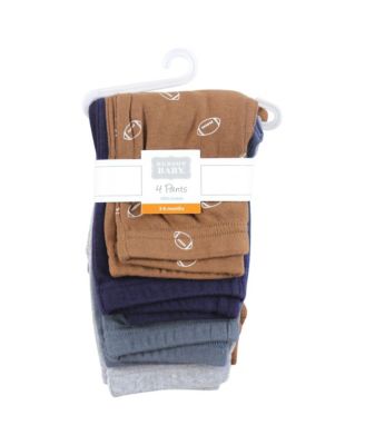 Baby Boys Hudson Cotton Pants and Leggings, Football Fan