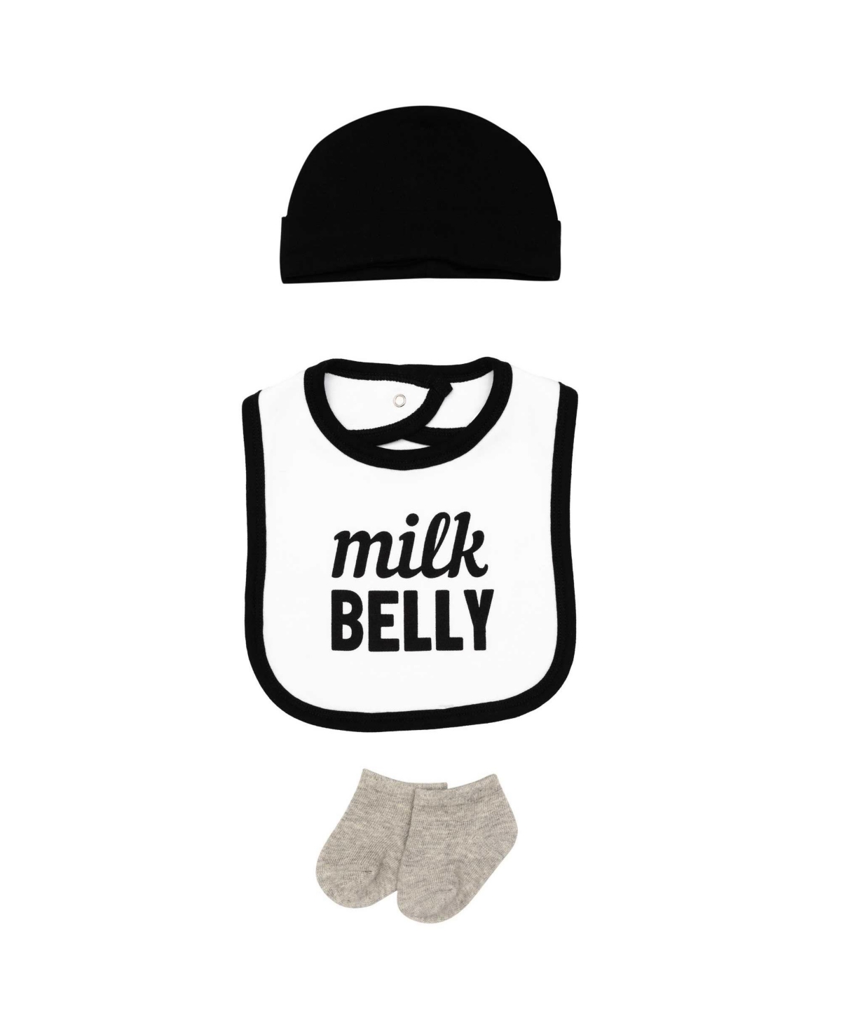 Hudson Baby Boys Cotton Layette Set, Milk Bottle, 9-12 Months