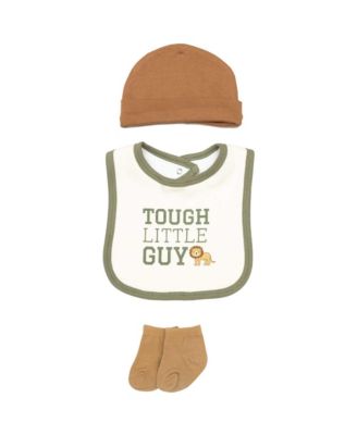 Cotton Layette Set, Tough Guy Lion