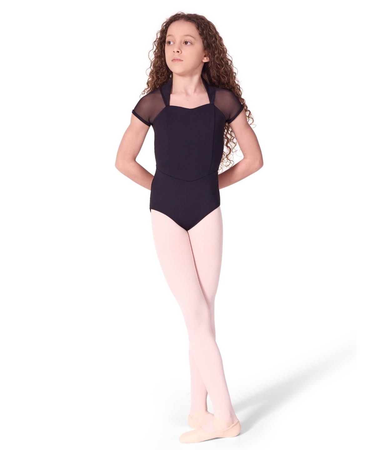 Capezio Juniors' Soft Elegance Corset Short Sleeve Leotard - Tween
