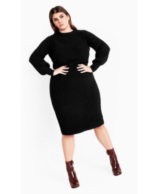 Women's Plus Size Sasha Rib Dress