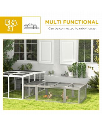 Large Wooden Rabbit Hutch Small Animal Habitat Enclosure