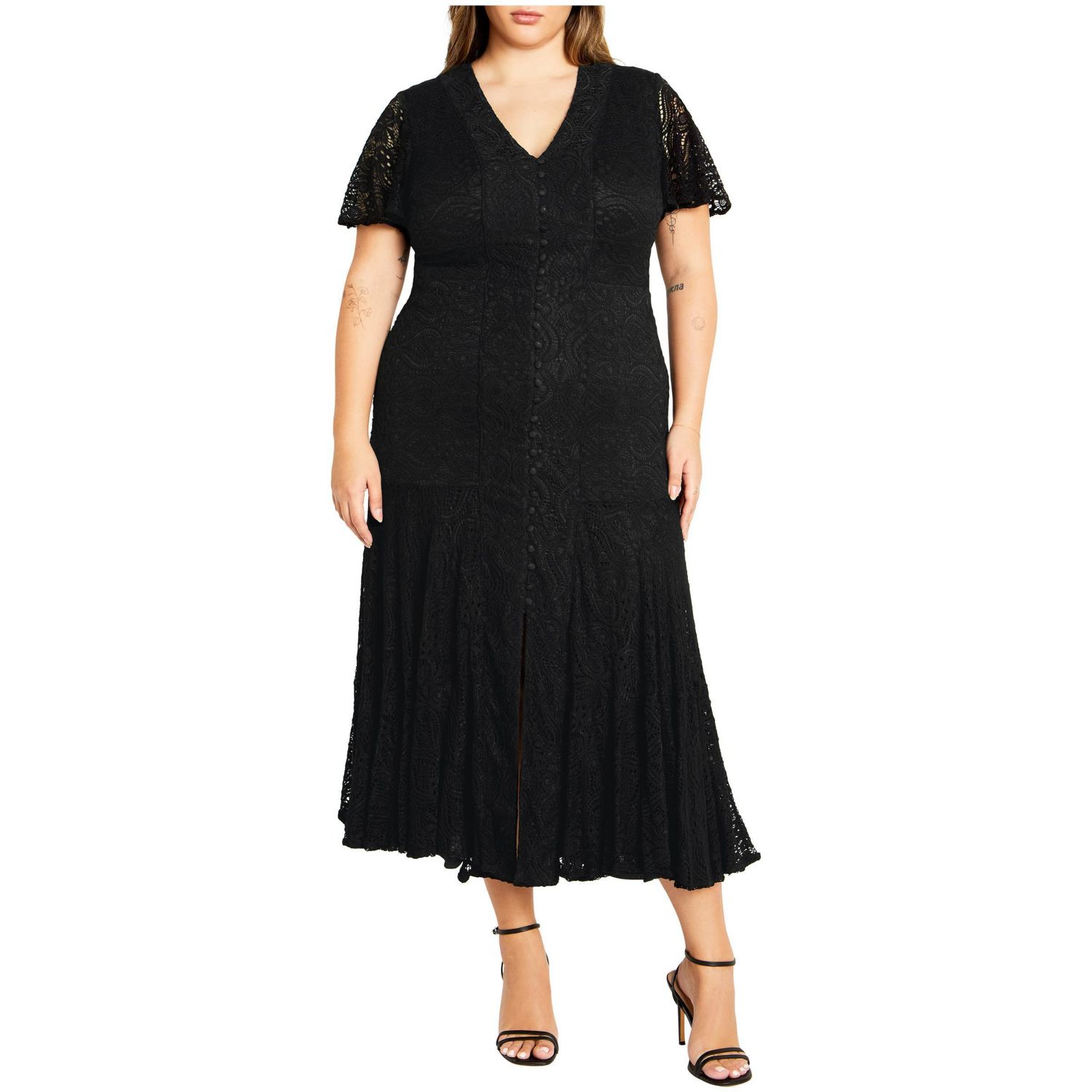 Plus Size Lace Christa Dress