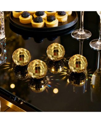 20PCS 1.6" Small Disco Ball Mirror Mini Hanging Decoration for Events Wedding 70s 80s Party Business Holiday Home Decor