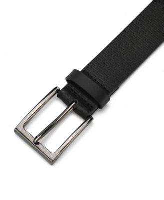 Men's All-Over Logo "T" Leather Belt