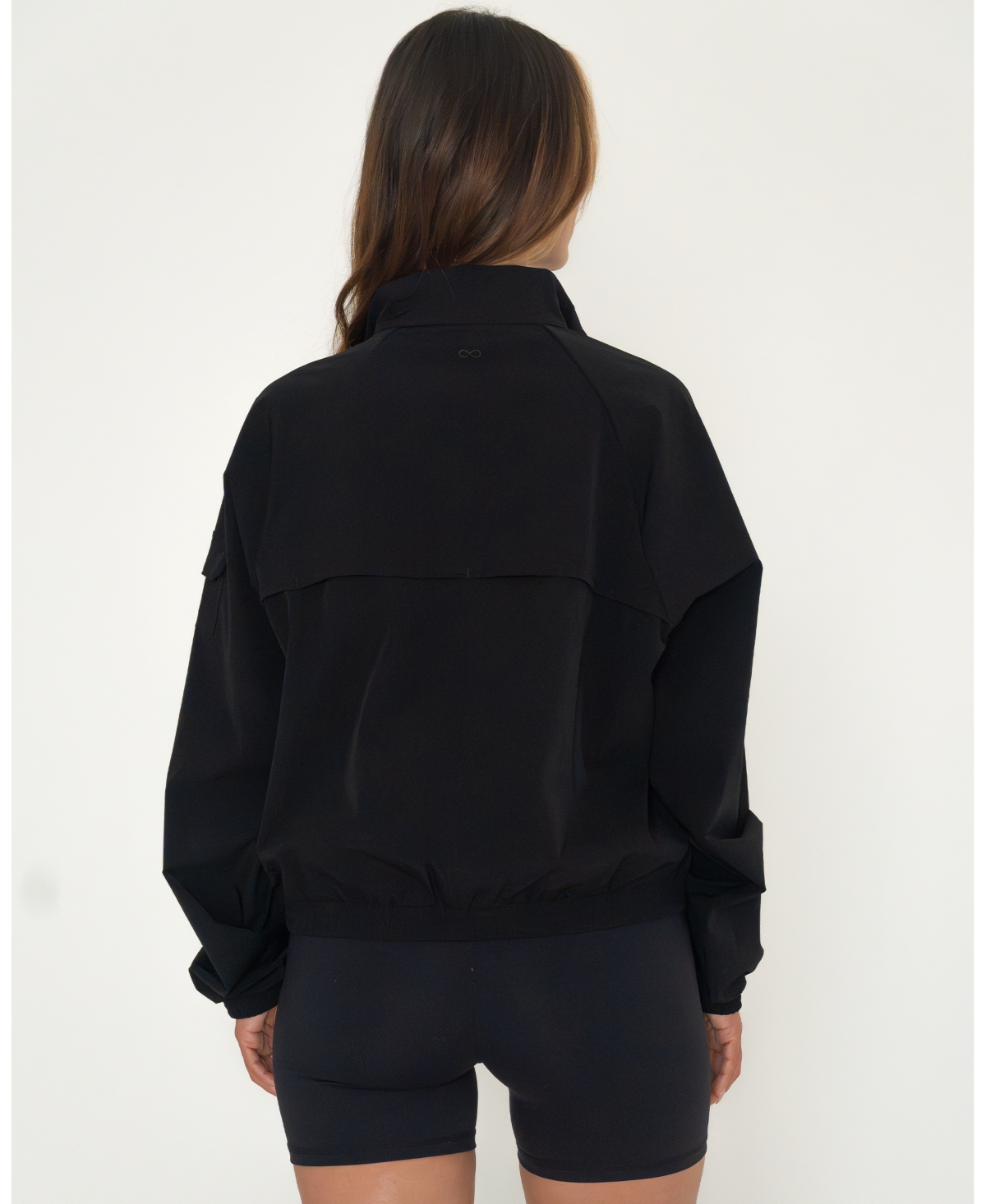 Rebody Active Women's Cargo Nylon Windbreaker Jacket