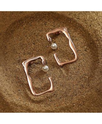 Women's The Cadre Drop Earrings - Rose Gold