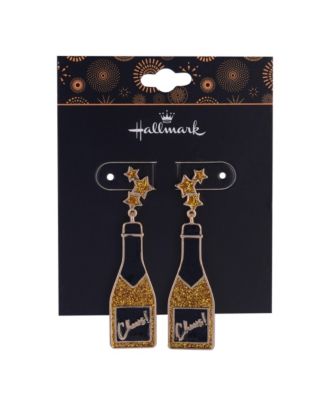 Champagne Bottle Earrings