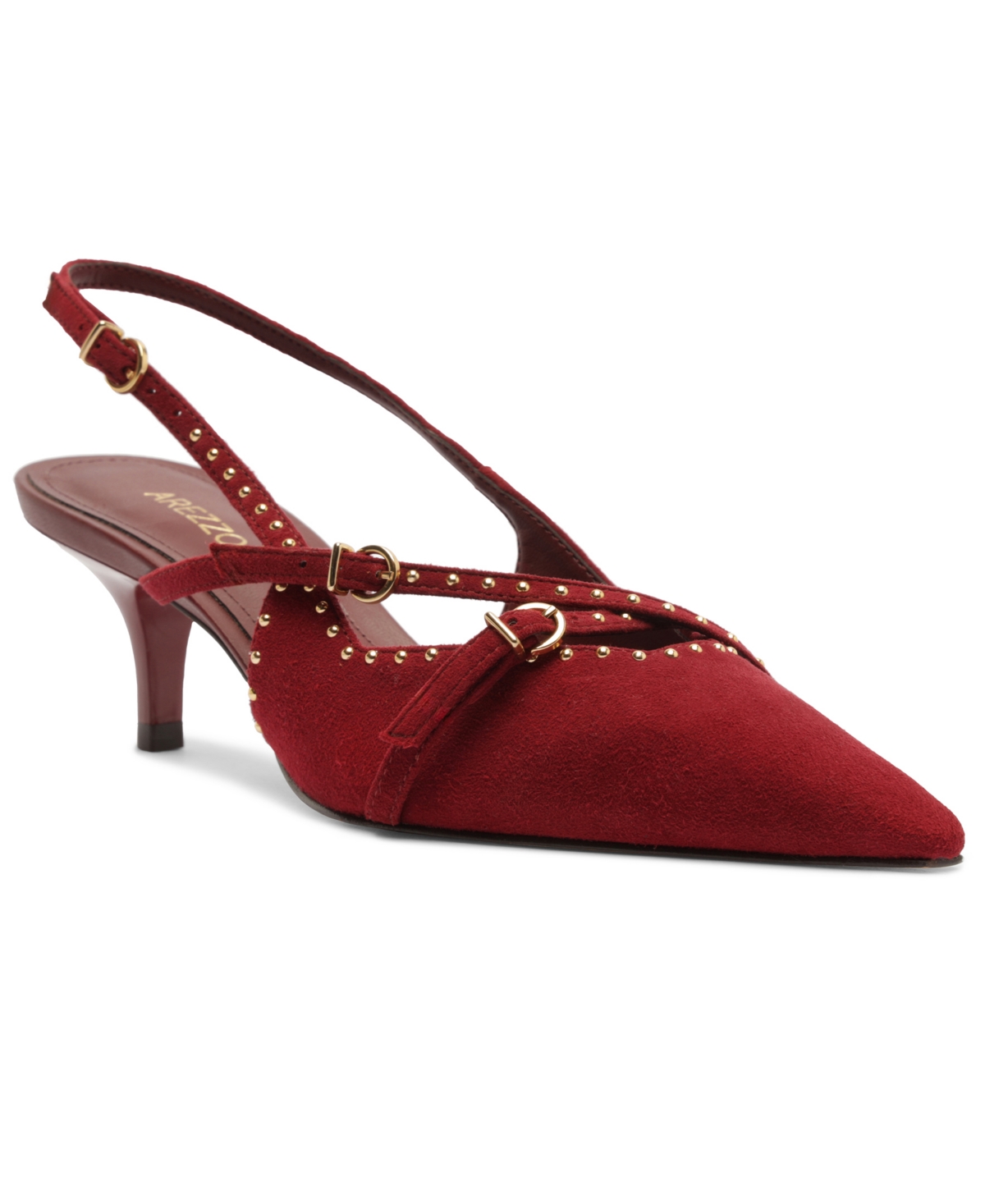 Arezzo Tiana Slingback Pump In Burgundy