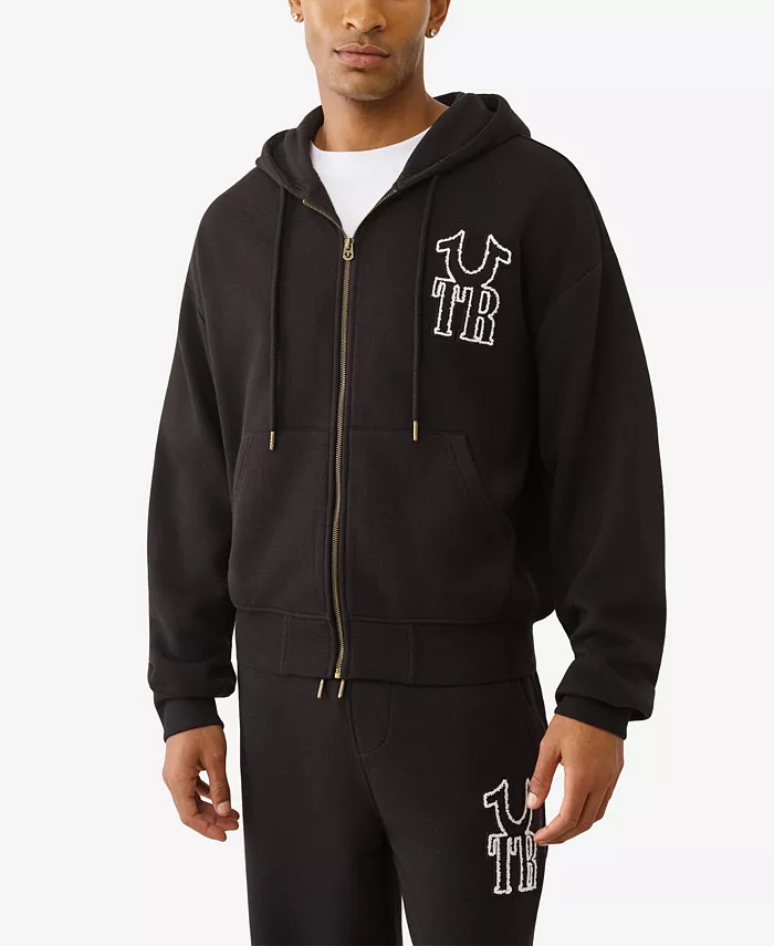 Men's Cinched Waist Long-Sleeve Hoodie