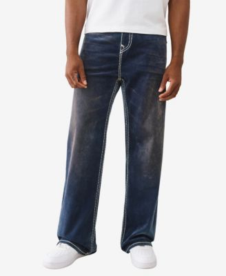 True Religion - Men's Velvet Vinny Ultra Baggy Regular Fit Jeans