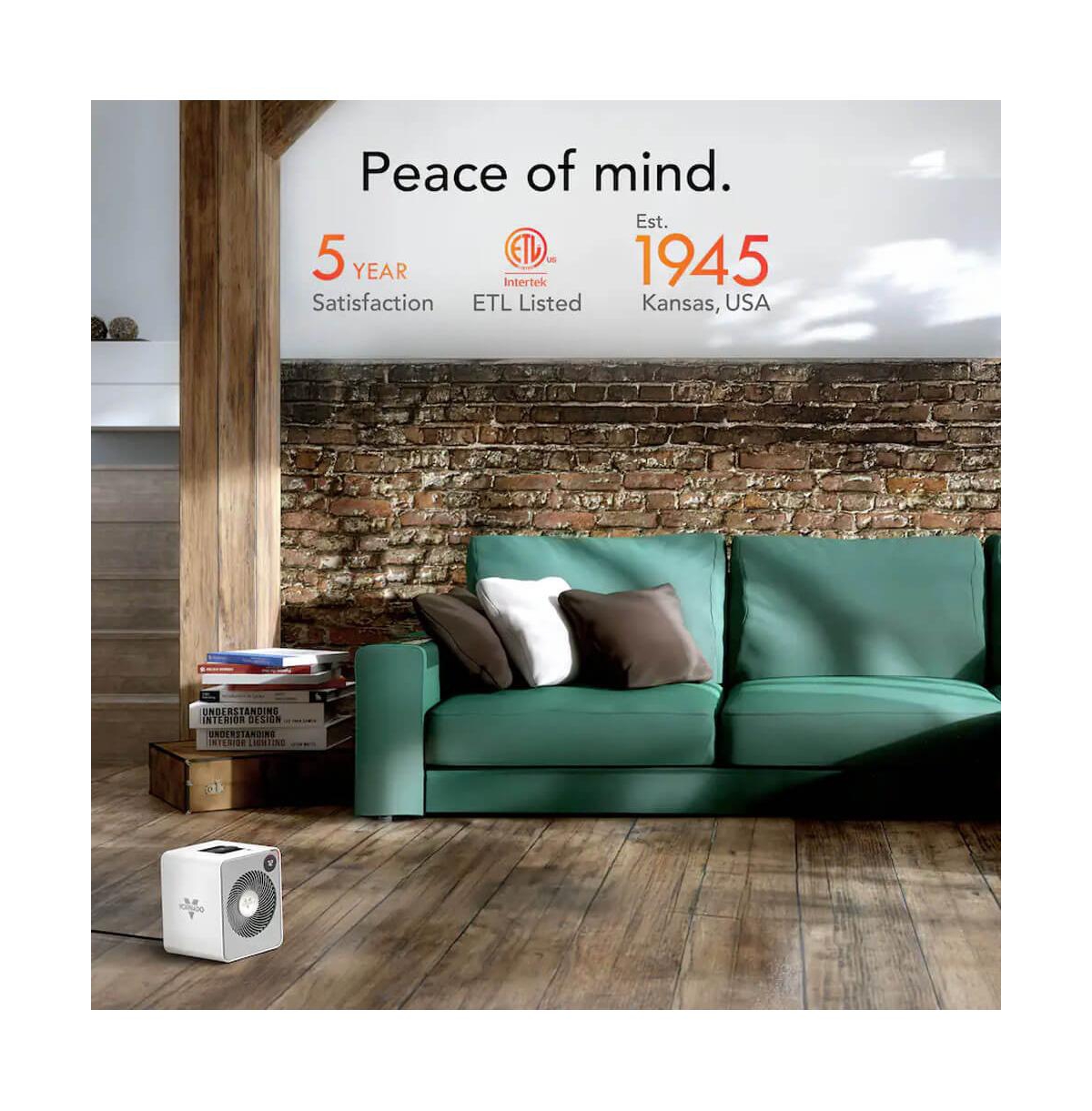 Vornado Air Whole Room Space Heater with Auto Climate Control - White